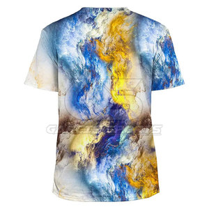 เสื้อยืดพิมพ์ซับลิเมชันสำหรับผู้ชายเสื้อยืดพิมพ์ลายผ้าระบายอากาศสไตล์กีฬาออกแบบโลโก้ได้ตามต้องการ - Product Image 2