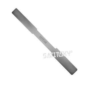 Espátula manual de acero SCOVILLE con extremos maleables de 5/8 y 7/8 pulgadas de ancho para craniotomías de 8 pulgadas y manipulación de tejido cerebral - Product Image 1