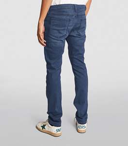 SALVA IMPEX Own Branded Customized Logo Design Printed Denim Pants Custom Made Embroidery Logo Design Denim Pants - Product Image 6