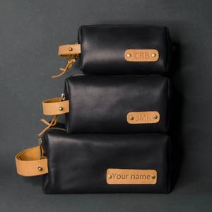 Artículos de tocador de baño personalizados, portátil de viaje, resistente al agua, maquillaje, bolsa de cosméticos de cuero rosa para mujer con cremallera, bolsa de cosméticos de cuero rosa para mujer con cremallera en el LYG-0117 - Product Image 2