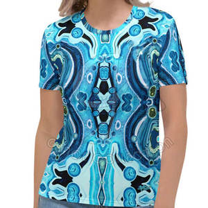 Ropa al por mayor Camiseta personalizada Diseño de impresión con diseño personalizado Camisetas de mujer Impresión personalizada - Product Image 1