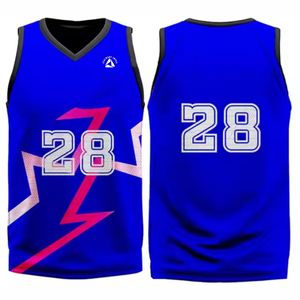 เสื้อกีฬาระบายอากาศพิมพ์ซับลิเมชันสำหรับใส่เล่นบาสเก็ตบอลเสื้อบาสเก็ตบอลปักโลโก้ชุดผ้าตาข่ายระบายอากาศได้ดี - Product Image 4