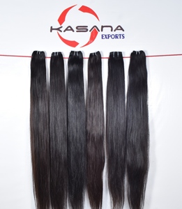 Venta al por mayor 100% Remy Deep Wave Extensions Color Natural cutícula alineada indio vietnamita químicamente procesado cabello humano - Product Image 1