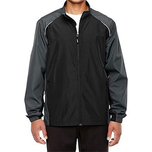 Chaqueta de pista para correr de nailon de secado rápido para hombre, ropa de entrenamiento con cremallera para deportes al aire libre, chaqueta estampada transpirable de otoño 100% - Product Image 6