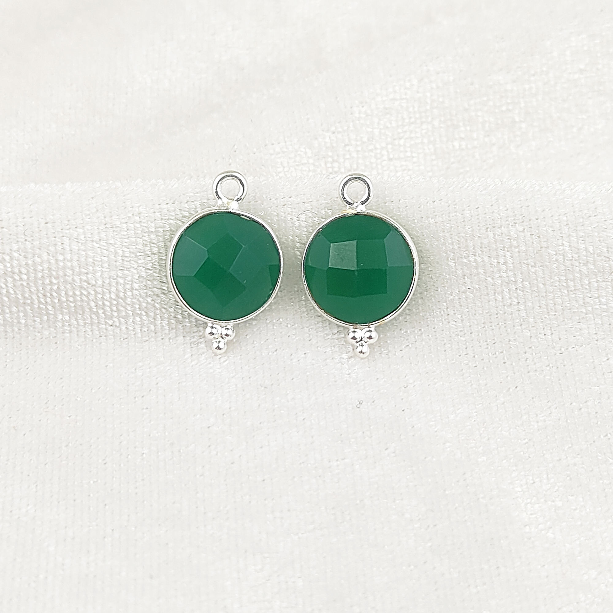 Green Onyx Silver