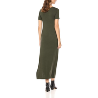 Bandes col montant tendance femmes revers col carrière gaine robe bureau vêtements de travail bureau à dîner événement réception cérémonie