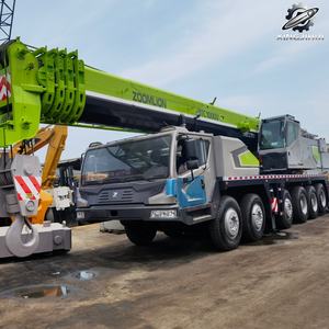 Grue hydraulique sur camion ZoomlionZTC1000V d'occasion, 100 tonnes, flèche télescopique maximale de 82,2 m, marque chinoise d'origine, faible nombre d'heures, certifiée CE - Product Image 2
