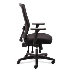 Alera ALENV41M14 Silla giratoria ergonómica con respaldo alto y malla de la serie Envy, 250 libras. Silla de Oficina Multifuncional de Gran Capacidad - Negra - Product Image 6