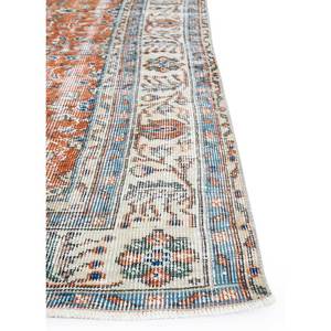 Alfombra Rectangular de Lana con Diseño Floral Rojo y Naranja, Tejida a Mano, para Decoración de Sala de Estar, Modelo Pae-1677 - Product Image 4