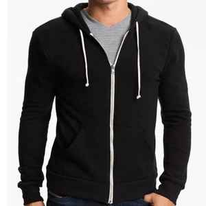 Sweats à capuche personnalisés unisexes de qualité supérieure, sweats à capuche boxy pour hommes, impression en relief, coton French Terry, fermeture éclair, sweats à capuche lourds à fermeture éclair, sweats à capuche courts - Product Image 4