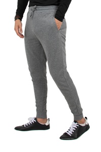 Casual Men Slim Fit Breathable Anti-Wrinkle Pockets <b>Drawstring</b> Midweight Embroidered Sweatpants Canvas Fabric Wholesale Winter - Product Image 2