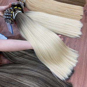 เทปต่อผมไฮไลท์สีออมเบรเวียดนามผมมนุษย์นุ่มลื่นติดทนนาน - Product Image 2