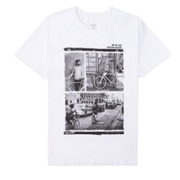 T-shirts pour hommes 100% coton imprimés, vêtements décontractés - Anti-boulochage et anti-rétrécissement