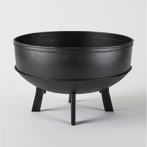 Modern Large Size Metal Firepit Powder Coated Finish Designed for Family Gatherings Ensuring Heat Distribution Safe Outdoor - Product Image 3