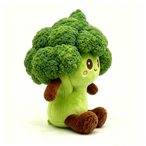 Broccoli Plush, Vegetable Stuffed Toy, cuddle Food Plush, <b>Cute</b> Veggie Plush - Product Image 4