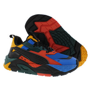 Zapatillas Puma RS Track Color GS para Niño, Color: Azul/Puma Negro/Amarillo Azafrán, 100% Auténticas - Product Image 3
