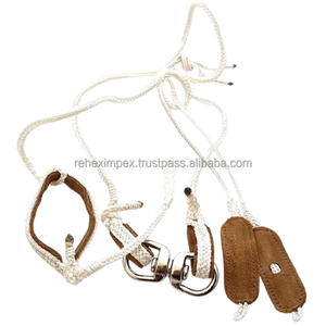 Ensemble de laisse de fauconnerie Style arabe avec Jesses en cuir, connecteur pivotant et laisse Falcon - Product Image 2