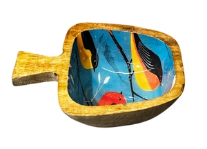 ถาดไม้ใส่ผลไม้รูปแอปเปิ้ลสุดหรูถาดเสิร์ฟของขบเคี้ยวที่เก็บของกินเล่น - Product Image 6