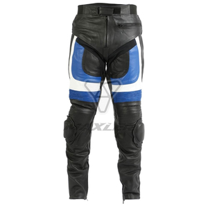 Pantalon de moto en cuir imprimé de qualité supérieure, unisexe, homologué CE, design personnalisé, couleur personnalisable, grande taille, été/hiver, coupe-vent - Product Image 1
