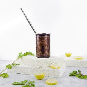 Verre de forme ronde de conception simple Verre de cuivre de taille personnalisée de la plus grande qualité pour l'eau potable - Product Image 4