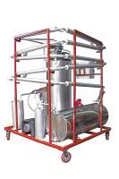 200 lts par jour production à haut rendement de petite unité utilisée d'huile moteur à la machine de distillation diesel. Méthode de catalyse économique