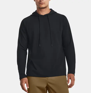 Sweat à capuche homme personnalisé en molleton 100% coton 330g, impression numérique hiver, streetwear de haute qualité, coupe classique, poids lourd - Product Image 3