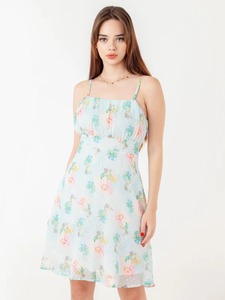 เดรสสั้นผ้าฝ้ายอินเดียทำด้วยมือสำหรับผู้หญิงชุดปาร์ตี้คลับฤดูร้อนมีสไตล์ของขวัญแต่งงานเจ้าสาวแบบลำลอง - Product Image 4