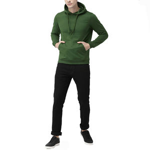 Sudadera con Capucha Impermeable para Hombre, Diseño Popular de Invierno 2026, 100% de Alta Calidad, Patrón Sólido, Forrada, Lavada, Crea Tu Propio Estilo - Product Image 2