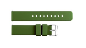 JD417 Sport Green Breathable Durable Water-Resistant Silicone Soft Light Comfortable Adjustable Smart <b>Watch</b> Strap Unisex 12-24mm - Product Image 5