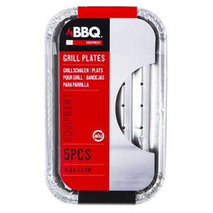 5 plateaux de cuisson en aluminium 18x11CM pour grillades et fritures – Accessoires essentiels pour barbecue - Product Image 2