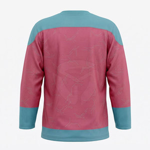 Camiseta de hockey sobre hielo con tela que absorbe el sudor, ajuste cómodo, ideal para practicar hockey sobre hielo y deportes al aire libre. - Product Image 3