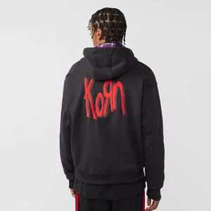 เสื้อฮู้ดผ้ากรดซักพร้อมเย็บปักถักร้อยเสื้อฮู้ดแนวสตรีทโอเวอร์ไซส์สไตล์วินเทจ - Product Image 2