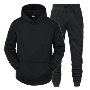 Nouveaux survêtements d'hiver pour hommes de haute qualité, deux pièces, sweat-shirt à capuche, pantalon de survêtement, polaire respirant, séchage rapide - Product Image 3