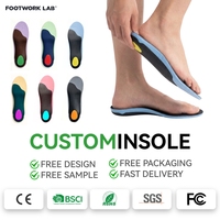 Semelles intérieures personnalisées pour chaussures, semelles en mousse à mémoire de forme avec soutien de la voûte plantaire, fabricant OEM