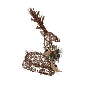 Sculpture en métal forgé moderne faite à la main, ornements écologiques, finition noire pour la décoration de la maison, Noël, les fêtes - Product Image 6