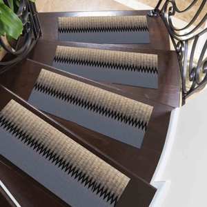 Tapis imprimé : design Kilim moderne, bleu et beige, facile à nettoyer, tapis d'entrée - Product Image 5