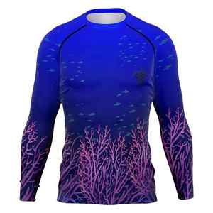 Rash Guard transpirable para hombre de alta calidad hecho a medida para buceo y deportes acuáticos - Product Image 1