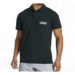 Polo de algodón 2025 para hombre, ropa informal transpirable, manga corta, patrón sólido, tela de lona, diseño bordado, 100% - Product Image 6