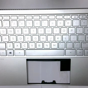 M75248-001 ฝาครอบด้านบนไม่มี SDC พร้อมไฟแบ็คไลท์ FPR แป้นพิมพ์รูปแบบ US สีเงินธรรมชาติสำหรับเอชพี พาวิลเลี่ยน 14-dv - Product Image 1
