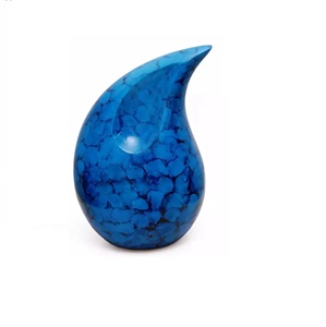 Urnas de cremación con forma de lágrima clásica de Metal de estilo americano 2023, urnas de latón al por mayor para cenizas humanas - Product Image 2