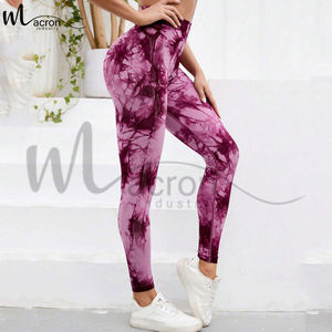 Leggings Transpirables Ecológicos al Por Mayor, Leggings de Algodón con Sublimación Personalizada, Pantalones de Yoga de Alta Elasticidad para Mujer - Product Image 2