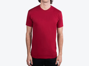 T-shirts en coton pour hommes, commande en gros, qualité supérieure, 100% coton peigné et filé à l'anneau, col rond, personnalisables avec logo, vierges - Product Image 1