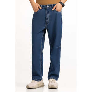 กางเกงยีนส์ทรงเรแลกซ์ฟิต วินเทจ สโตนวอช ผ้าเดนิมคอตตอน 100% เอวกลาง ลายเสือดาว ลายดอกไม้ ลายสัตว์ ย้อมสีพื้น ทอแบบถัก สำหรับฤดูหนาว - Product Image 2