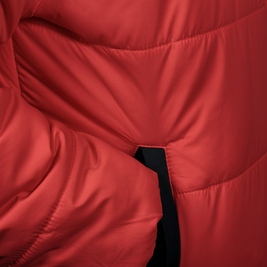 Premium High Quality <b>Canvas</b> <b>Long</b> Length Waterproof Eco-Friendly Puffer Jacket Stand-Up Hood Custom Logo Puffer Jacket for man - Product Image 4