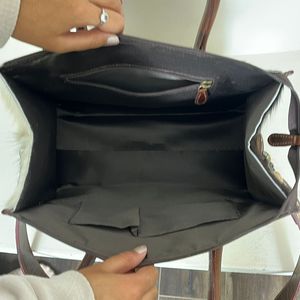 New Fashion Luxury Branded Hand Tooled Checkered Leather Crossbody Tote Bag Western Cowhide Handbag Shoulder Purse for Women's - Product Image 6