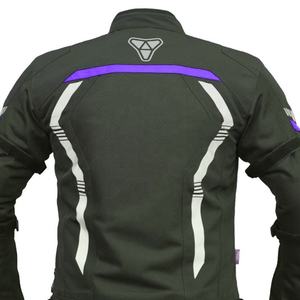 Chaqueta de montar blindada protectora de verano para hombre con tiras reflectantes equipo de turismo callejero textil corto para motocicleta - Product Image 6