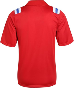 Ropa deportiva con cuello en V de alta calidad, uniforme de equipo de Color rojo, camiseta de fútbol americano. - Product Image 4