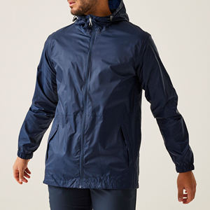 Chaqueta de chándal deportiva con cremallera personalizada para hombre, cortavientos de punto transpirable con capucha para entrenar, chaqueta para exteriores - Product Image 2