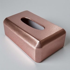 Boîte à mouchoirs décorative en métal de haute qualité, fabriquée à la main pour une performance durable, avec un style élégant et une approche minimaliste - Product Image 3