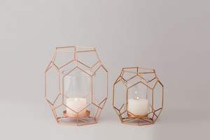 Nouveau Design Unique Bougeoir Bougeoir En Métal Bougeoir Candélabre En Métal Pour Événement De Mariage En Couleur Or - Product Image 6